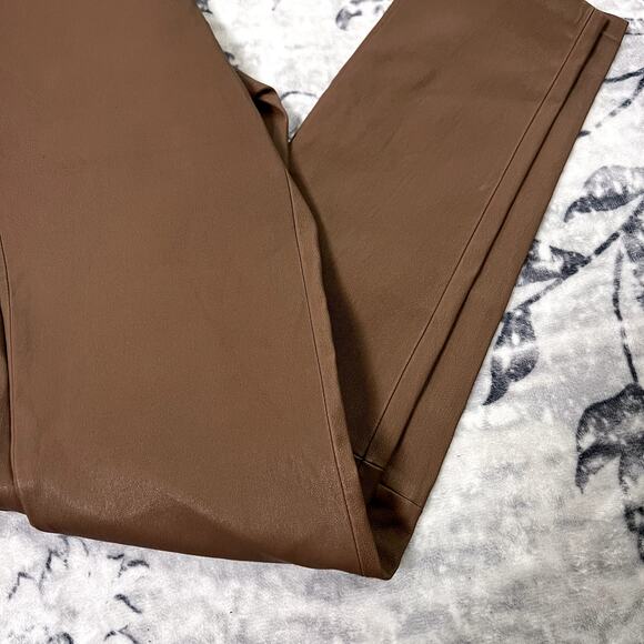 Theory Yoke Legging in Leather Sz 00 - Picture 4 of 8